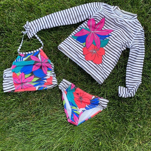 Gymboree Other - Gymboree Size Small bikini with surf shirt